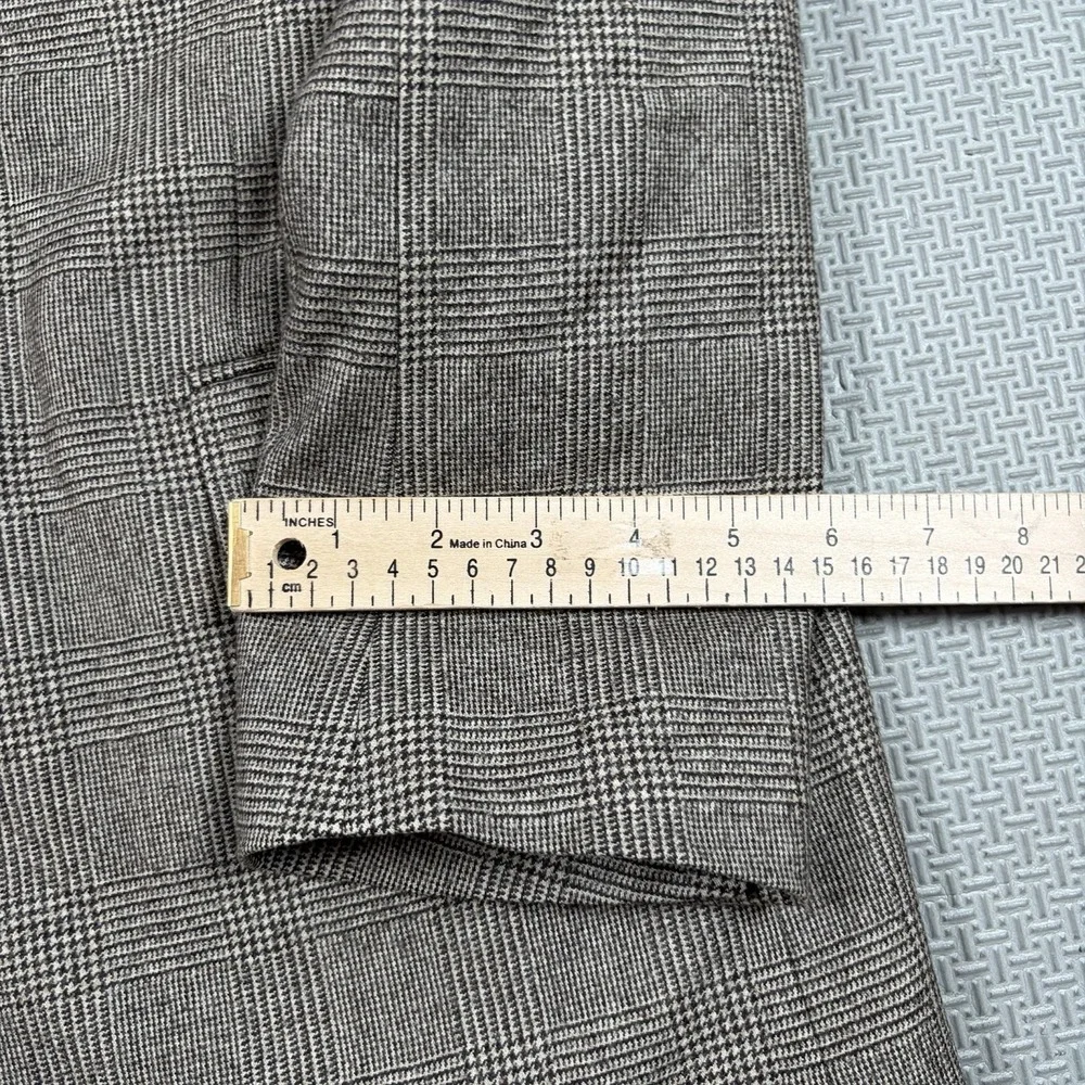 Suit Supply Windowpane Houndstooth Cashmere Wool Blend Unstructured Blazer 40L